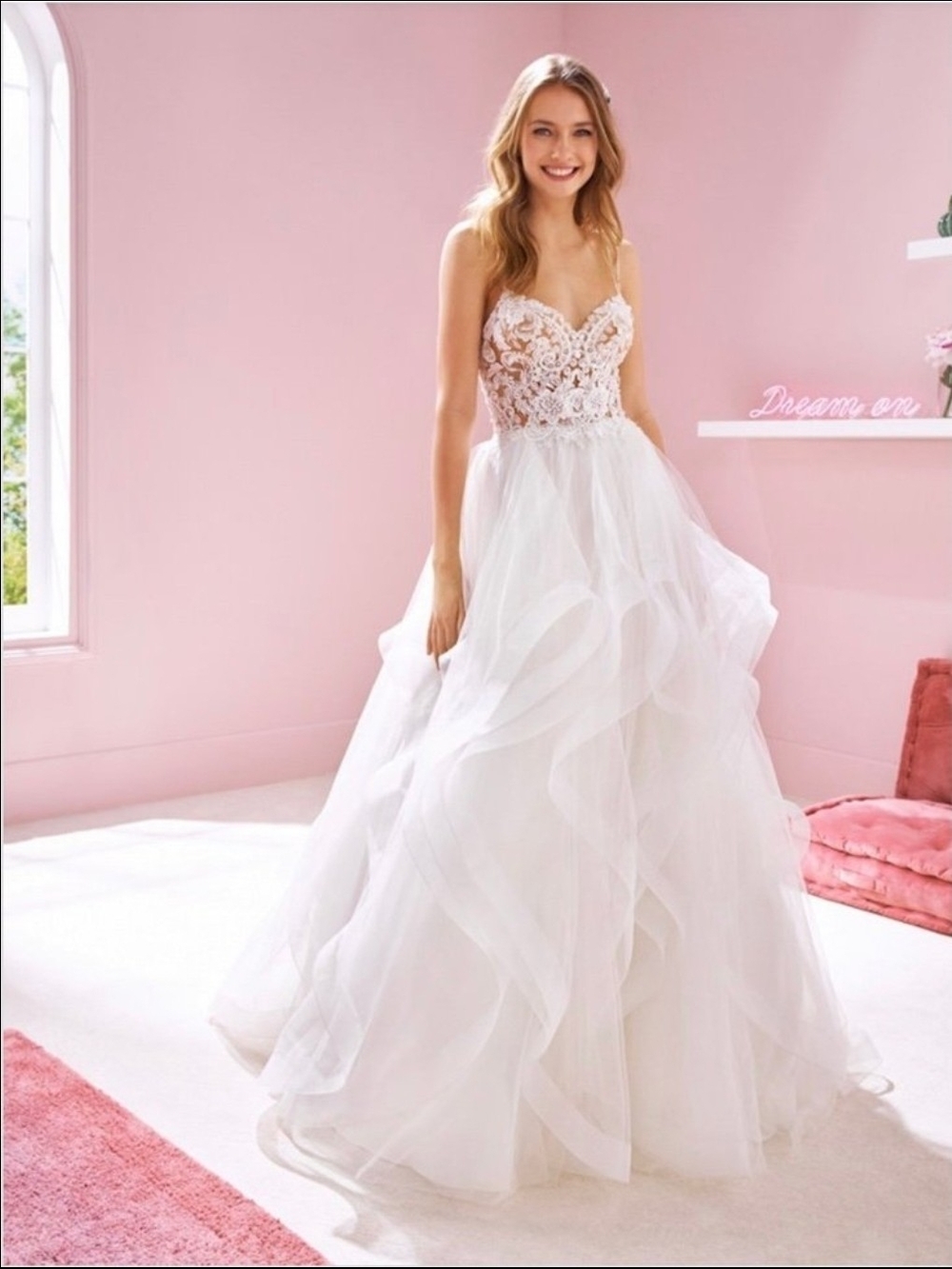 Pronovias White One Rina Strapless Ball Gown Wedding Dress Size 16 Nwt